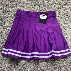 Purple college tailgate skirt